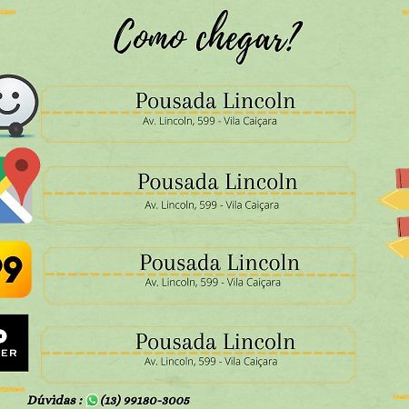 Pousada&Hostel Lincoln Praia Grande Extérieur photo